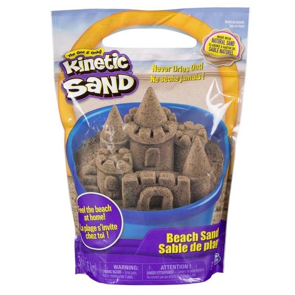 Kinetic Sand Spin Master Beach Sand Natural 6028362